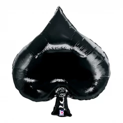 Betallic 34" Black Casino Spade Balloons