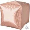 Anagram 16" Rose Gold Cubez Balloons