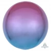 Anagram Balloons 16" Ombre Pink, Purple & Blue Orbz