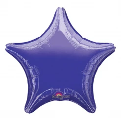 Anagram 19" Metallic Purple Star