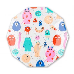 Daydream Society Little Monsters Large Plates - 8 Pack