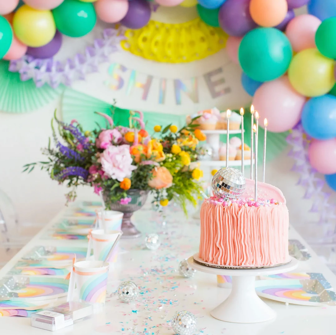 Daydream Society Over The Rainbow Dinner Plates - 8 Pack 4 Daydream Society Over The Rainbow Dinner Plates - 8 Pack