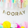 Daydream Society Say Everything Garland Set - Gold Foil Banners And Backdrops