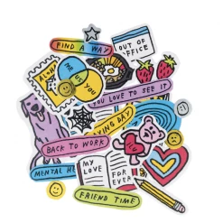 Adam J. Kurtz Books/Zines/Workbooks Mixed Feelings Sticker Book