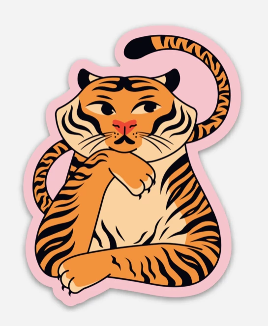 Jen Zeano Designs Tigresa Sticker Stickers 3 Jen Zeano Designs Tigresa Sticker Stickers