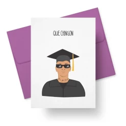 Paper Tacos Que Chingon - Graduation Card Celebrate