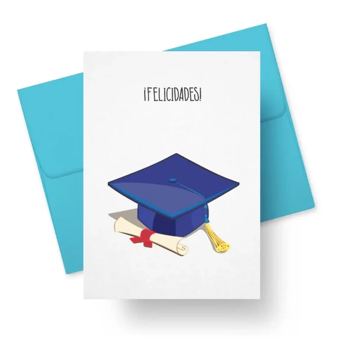Paper Tacos Felicidades - Graduation Card Celebrate 3 Paper Tacos Felicidades - Graduation Card Celebrate
