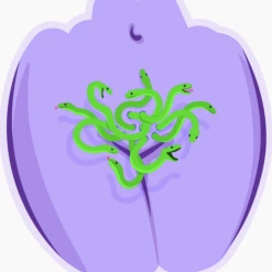 Mother Of Goods Cha Cha Snake Vinyl Sticker Stickers