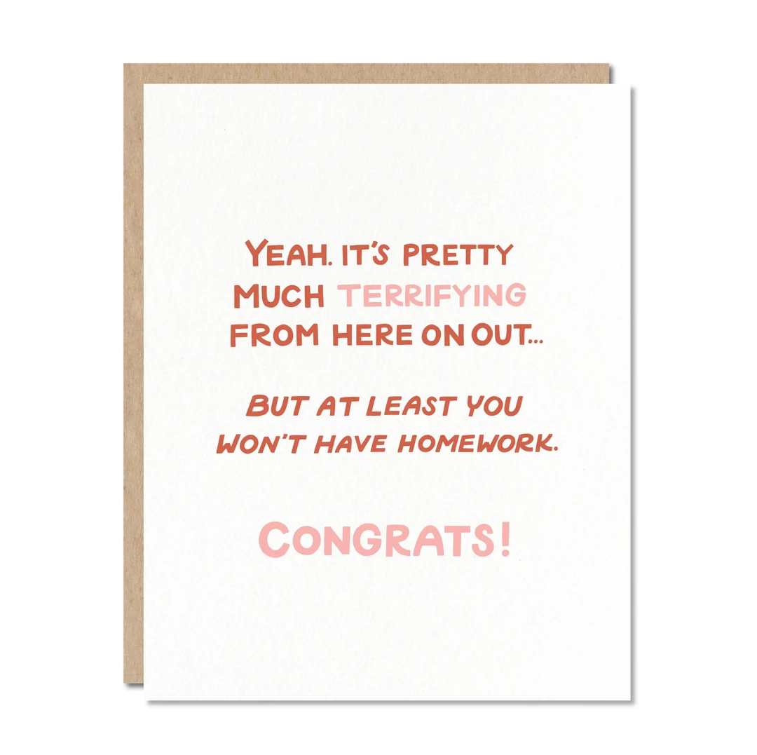 Odd Daughter Paper Co Terrifying - Grad Card 3 Odd Daughter Paper Co Terrifying - Grad Card