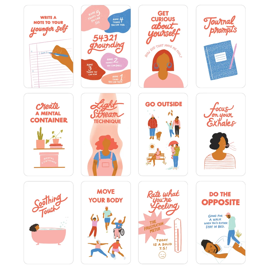 Odd Daughter Paper Co Support Deck - 36 Illustrated Cards Art & Home 6 Odd Daughter Paper Co Support Deck - 36 Illustrated Cards Art & Home