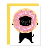 Lucy Loves Paper Go Glazy - Funny Dog & Donut Dessert Punny Birthday Card