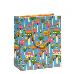 Red Cap Groovy Mushrooms Bag Gift And Favor Supply