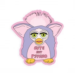 Party Mountain Paper Co Stickers Cute But Psycho Sticker