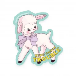 Party Mountain Paper Co Here Comes Trouble Sticker Stickers