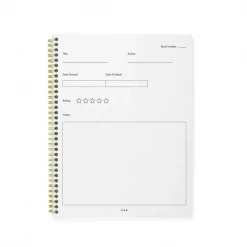 Party Mountain Paper Co Notebooks + Notepads Reading Is Fundamental - Book Tracking Journal