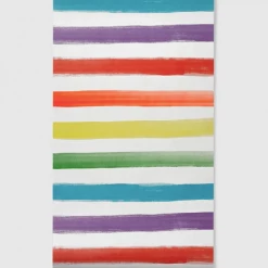 Coterie Party Supplies Table Covers Make It Rainbow - Table Runner