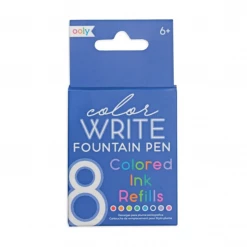 OOLY Color Write Fountain Pens Colored Ink Refills
