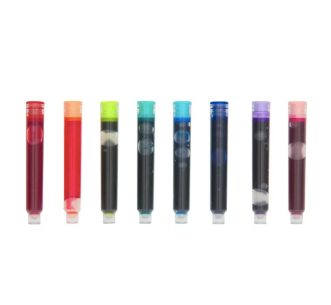 OOLY Color Write Fountain Pens Colored Ink Refills 4 OOLY Color Write Fountain Pens Colored Ink Refills