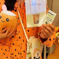 Bewaltz Bobalicious Milk Tea Handbag