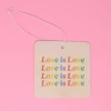 Made Au Gold Love Is Love Retro Air Freshener