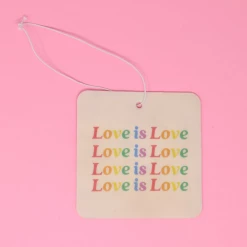 Made Au Gold Love Is Love Retro Air Freshener