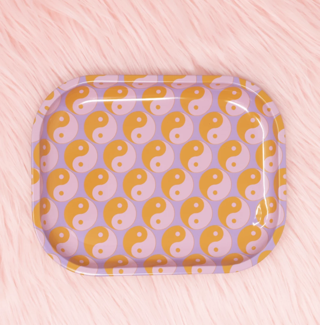 Made Au Gold Yin Yang Tray 3 Made Au Gold Yin Yang Tray