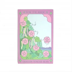 Sow The Magic Dragon Tongue Bush Bean Tarot Seed Packet