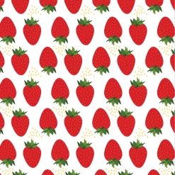 Paper Art Scissors Illustrated Strawberry Gift Wrap Sheet Gift Wrap Things