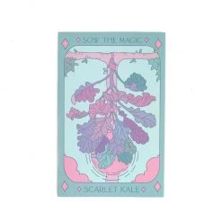 Sow The Magic Scarlet Kale Tarot Seed Packet