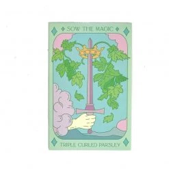 Sow The Magic Art & Home Triple Curled Parsley Tarot Seed Packet