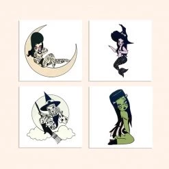 Valfre Spooky Temporary Tattoo Set