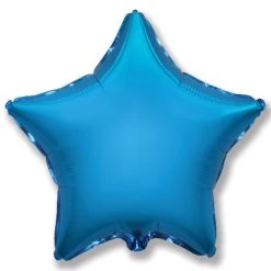 Flexmetal Balloons 32" Jumbo Metallic Blue Star