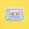 Siyo Boutique 90's Sad Girl Cassette Vinyl Sticker Stickers