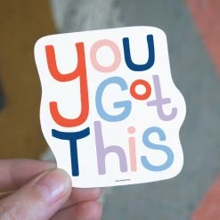 Free Period Press You Got This Vinyl Sticker