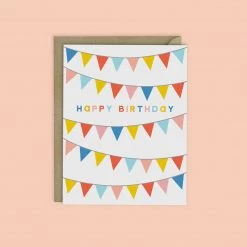 MELLOWWORKS Birthday Banners- Happy Birthday Card Greeting Cards