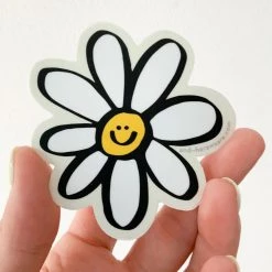 And Here We Are Stickers Happy Daisy Sticker
