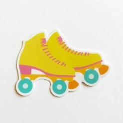 Graphic Anthology Roller Skates Sticker