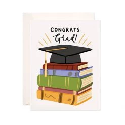 Bloomwolf Studio Grad Books Greeting Card Greeting Cards
