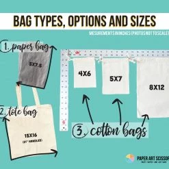 Paper Art Scissors I Regret Nothing Favor Bags | Pack Of 10 Party Favor