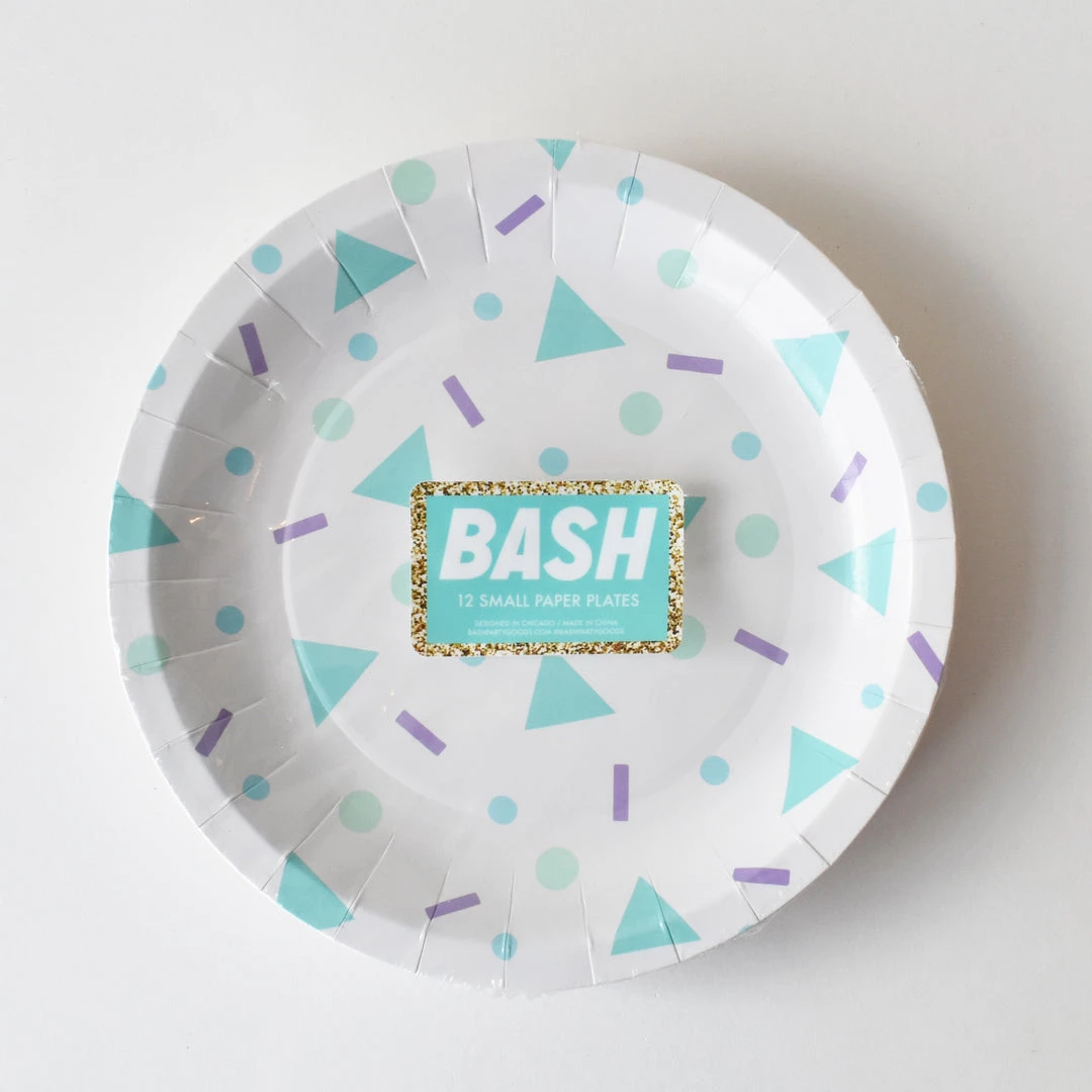 Bash Party Goods Confetti Pop Small Plates 3 Bash Party Goods Confetti Pop Small Plates