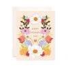 Bloomwolf Studio Wedding Day Greeting Card Greeting Cards