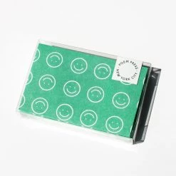 Poem Press Green Smiley Envelope Set Greeting Cards