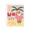 Bloomwolf Studio Greeting Cards Santa's Vacation Card