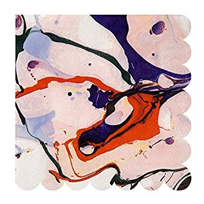 Meri Meri Marble Watercolor Napkins (small) 3 Meri Meri Marble Watercolor Napkins (small)