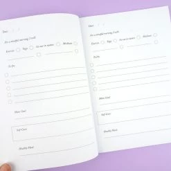 Note And Shine Daily Goals And Wellness Planner (Sun)