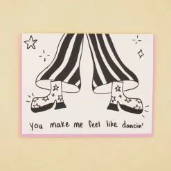 And Here We Are Like Dancin' Card Greeting Cards