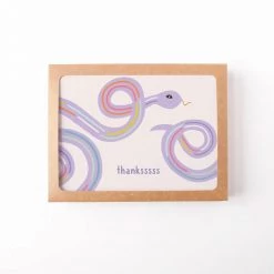 Graphic Anthology Snake Thanks Box Set Greeting Cards