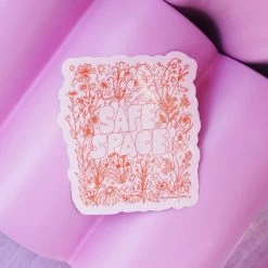 Ash + Chess Stickers Safe Space Sticker