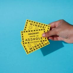 M.C. Pressure Winner Winner Letterpress Card Pack Greeting Cards