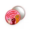 Rhino Parade What A Feminist Looks Like Pocket Mirror